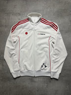 WHITE/RED VINTAGE ADIDAS I LOVE TOKYO TRACKJACKET VERY RARE - 2000s - M/L