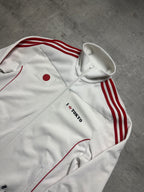 WHITE/RED VINTAGE ADIDAS I LOVE TOKYO TRACKJACKET VERY RARE - 2000s - M/L