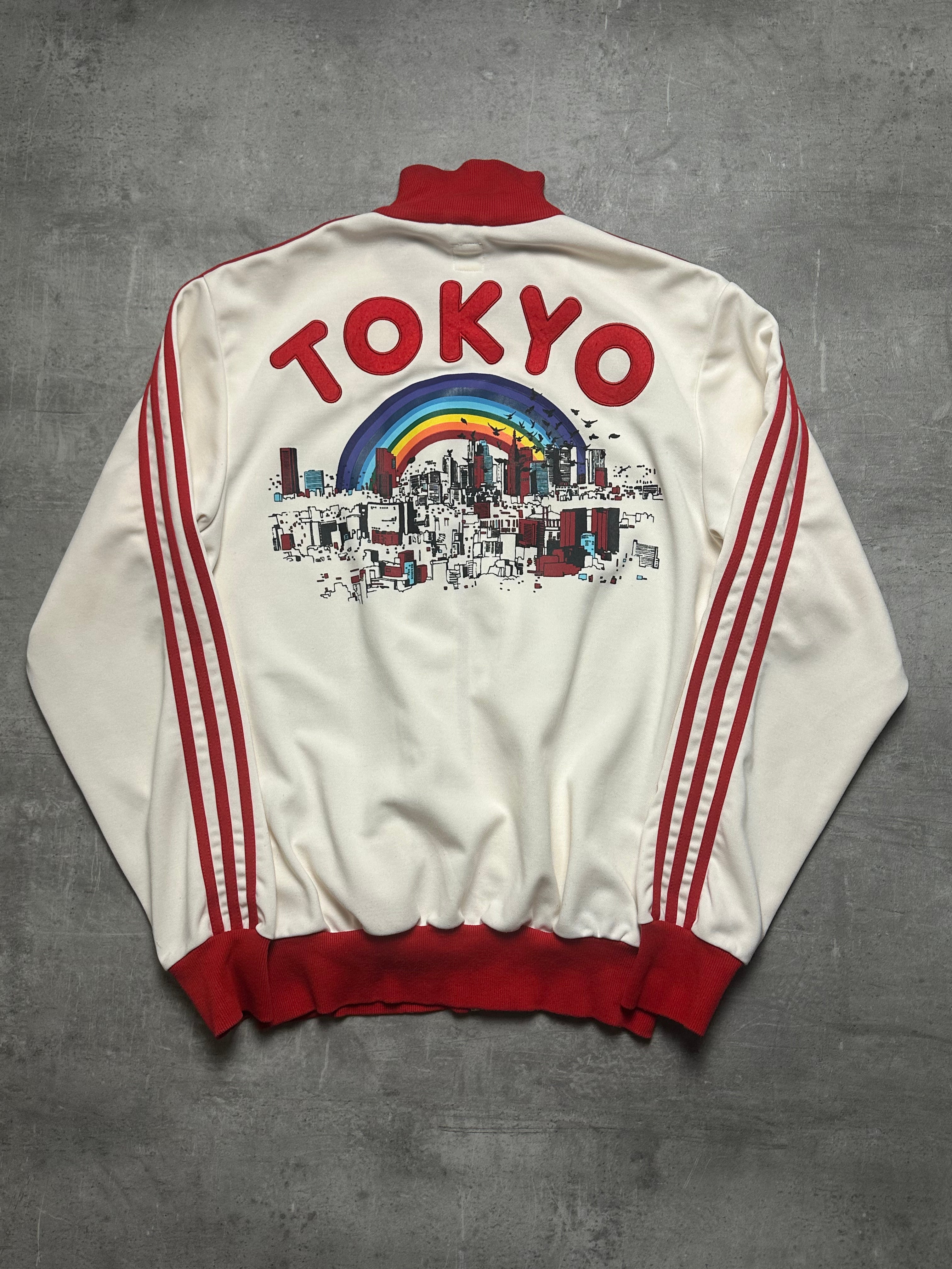 RED/WHITE VINTAGE ADIDAS TOKYO TRACK JACKET VERY RARE - 2000s - L/XL