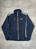 NAVY/ORANGE VINTAGE ADIDAS NEW YORK TRACKJACKET VERY RARE - 2000s - L/XL