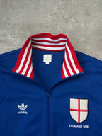 BLUE/RED VINTAGE ADIDAS ENGLAND TRACKJACKET RARE - 2000s - L