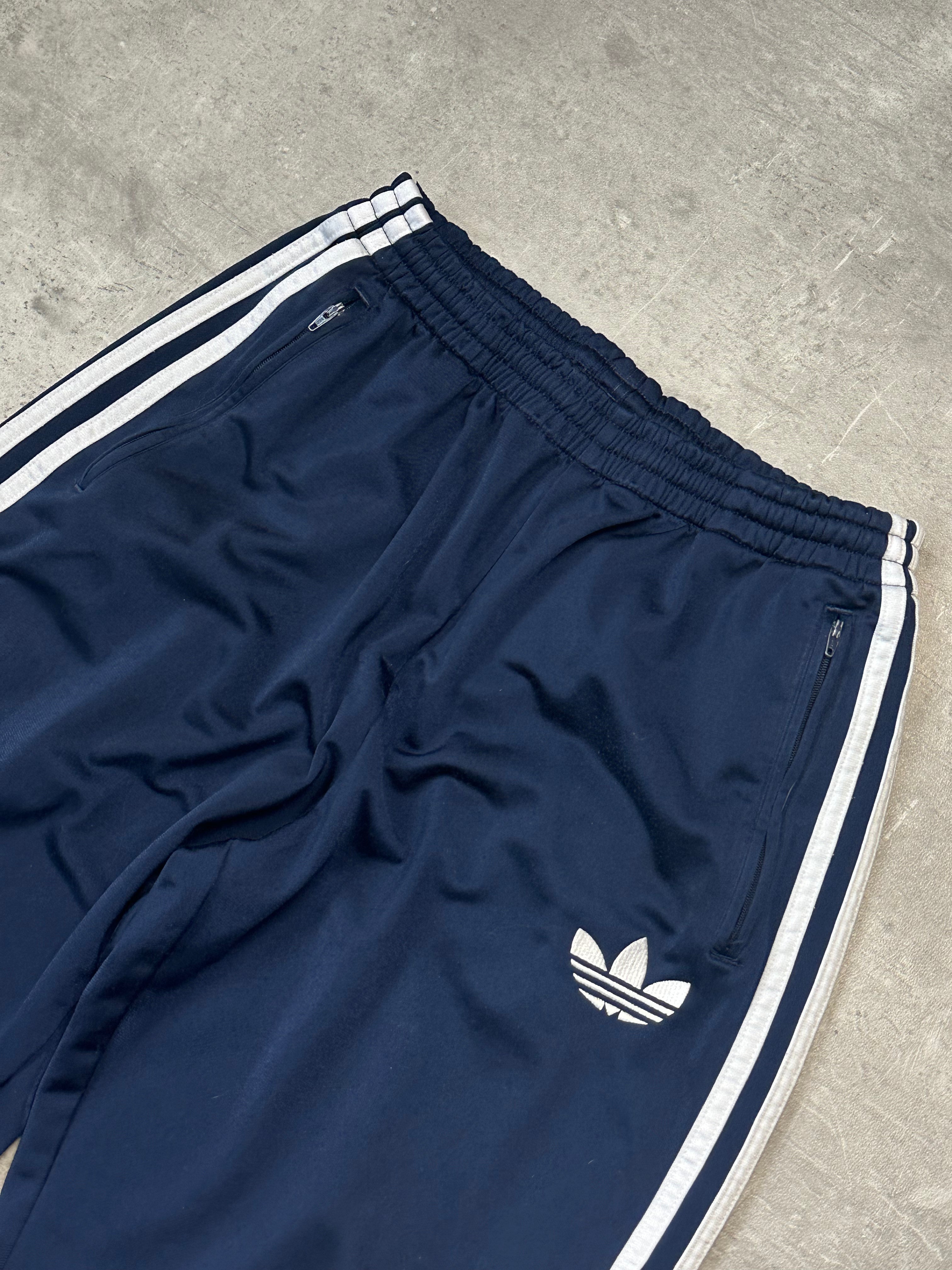 BLUE/WHITE VINTAGE ADIDAS FIREBIRD TRACKSUIT - 2000s - L