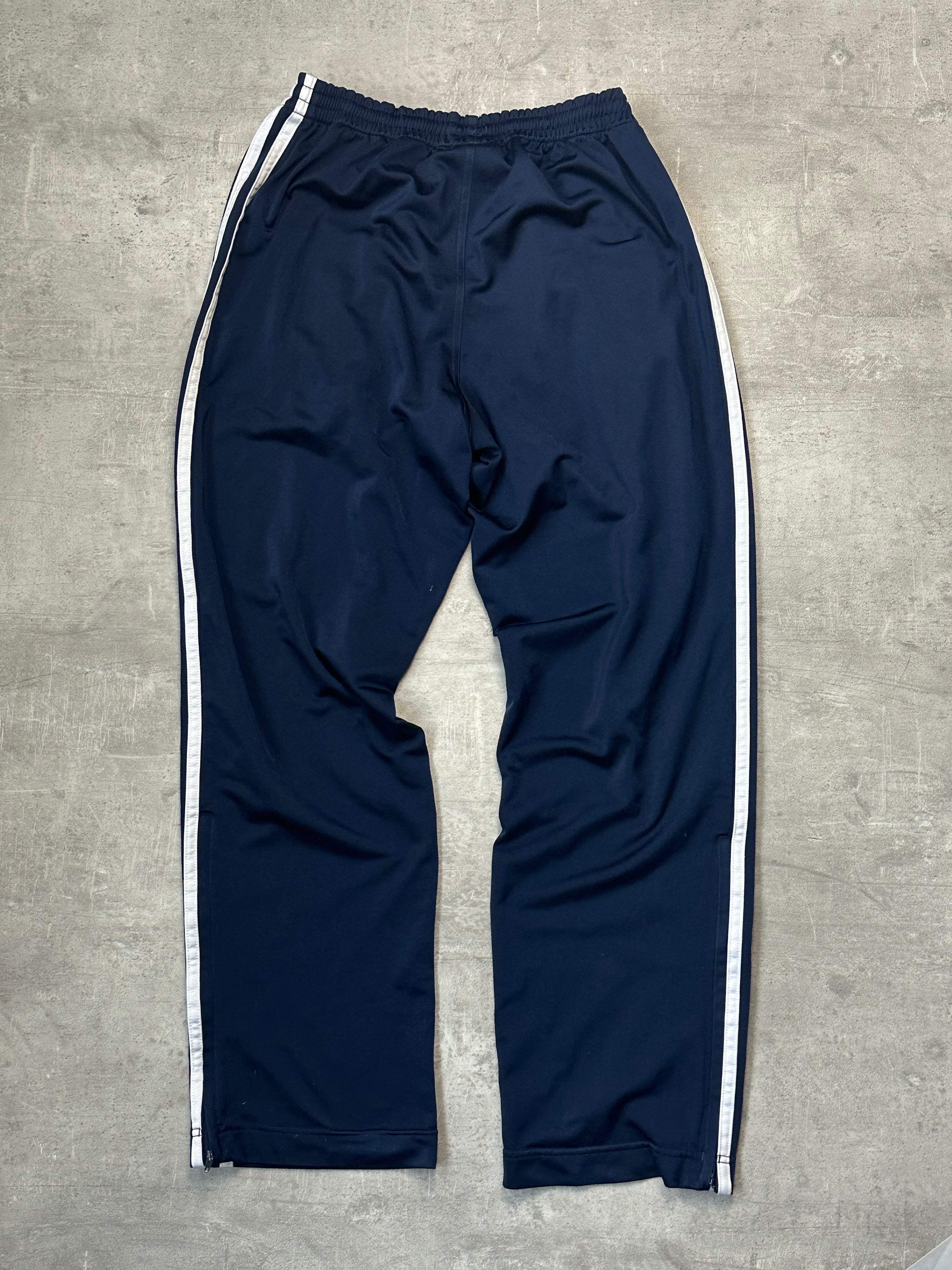 BLUE/WHITE VINTAGE ADIDAS FIREBIRD TRACKSUIT - 2000s - L