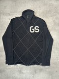 BLACK VINTAGE G-STAR RAW ZIP SWEATER - 2000s - L