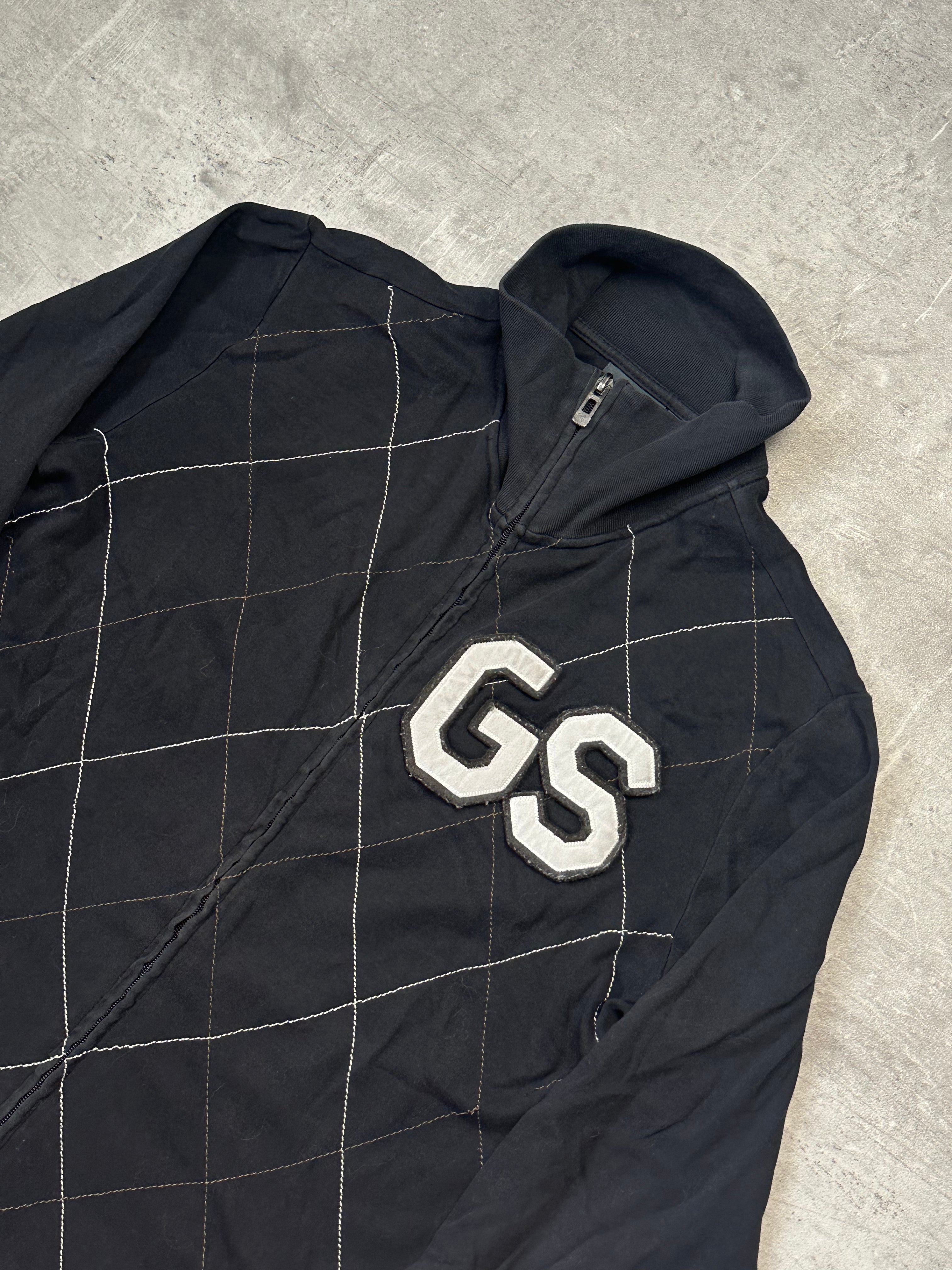 BLACK VINTAGE G-STAR RAW ZIP SWEATER - 2000s - L