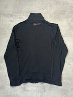 BLACK VINTAGE G-STAR RAW ZIP SWEATER - 2000s - L