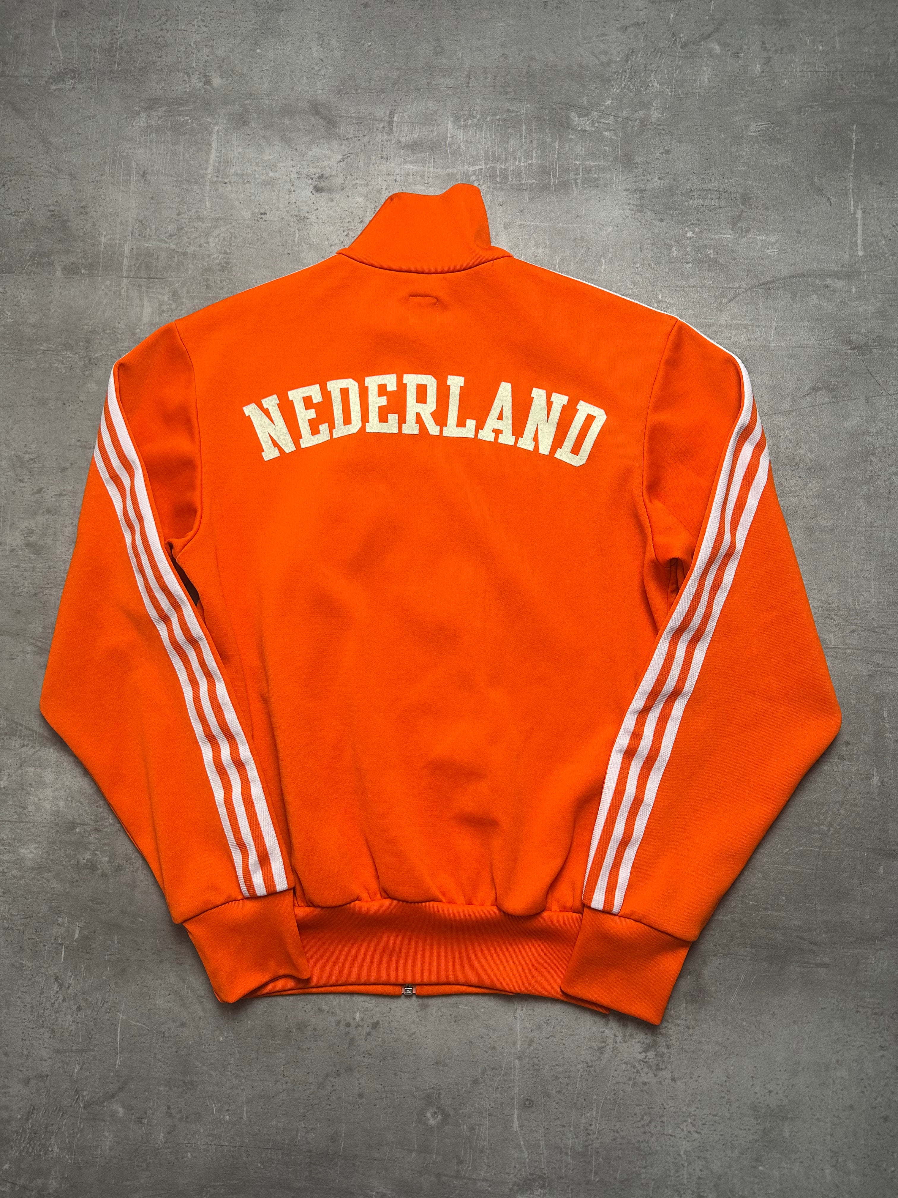 ORANGE VINTAGE ADIDAS NETHERLANDS TRACK JACKET VERY RARE - 2000s - S/M