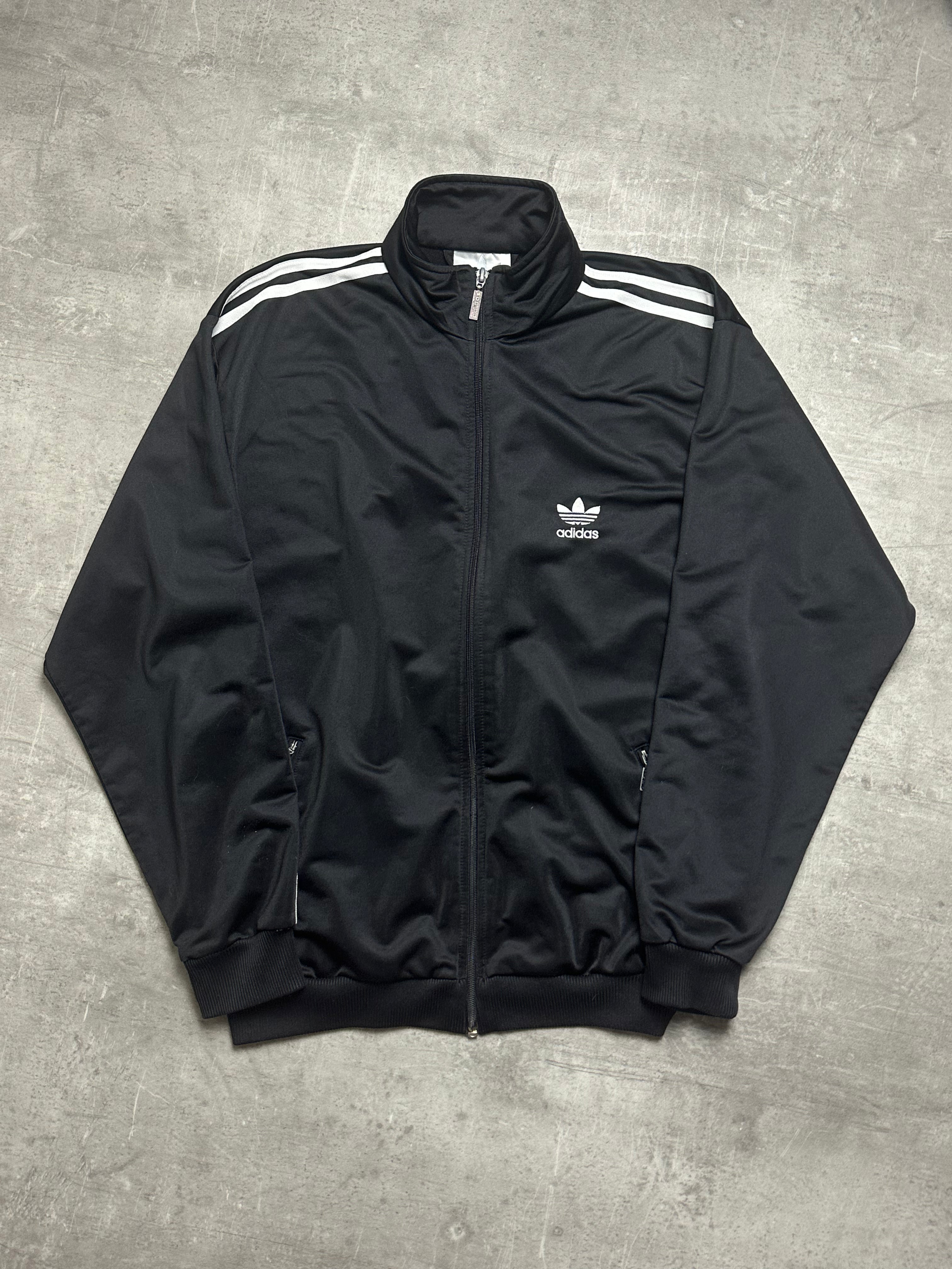 BLACK VINTAGE ADIDAS TRACKJACKET - 2000 - S/M