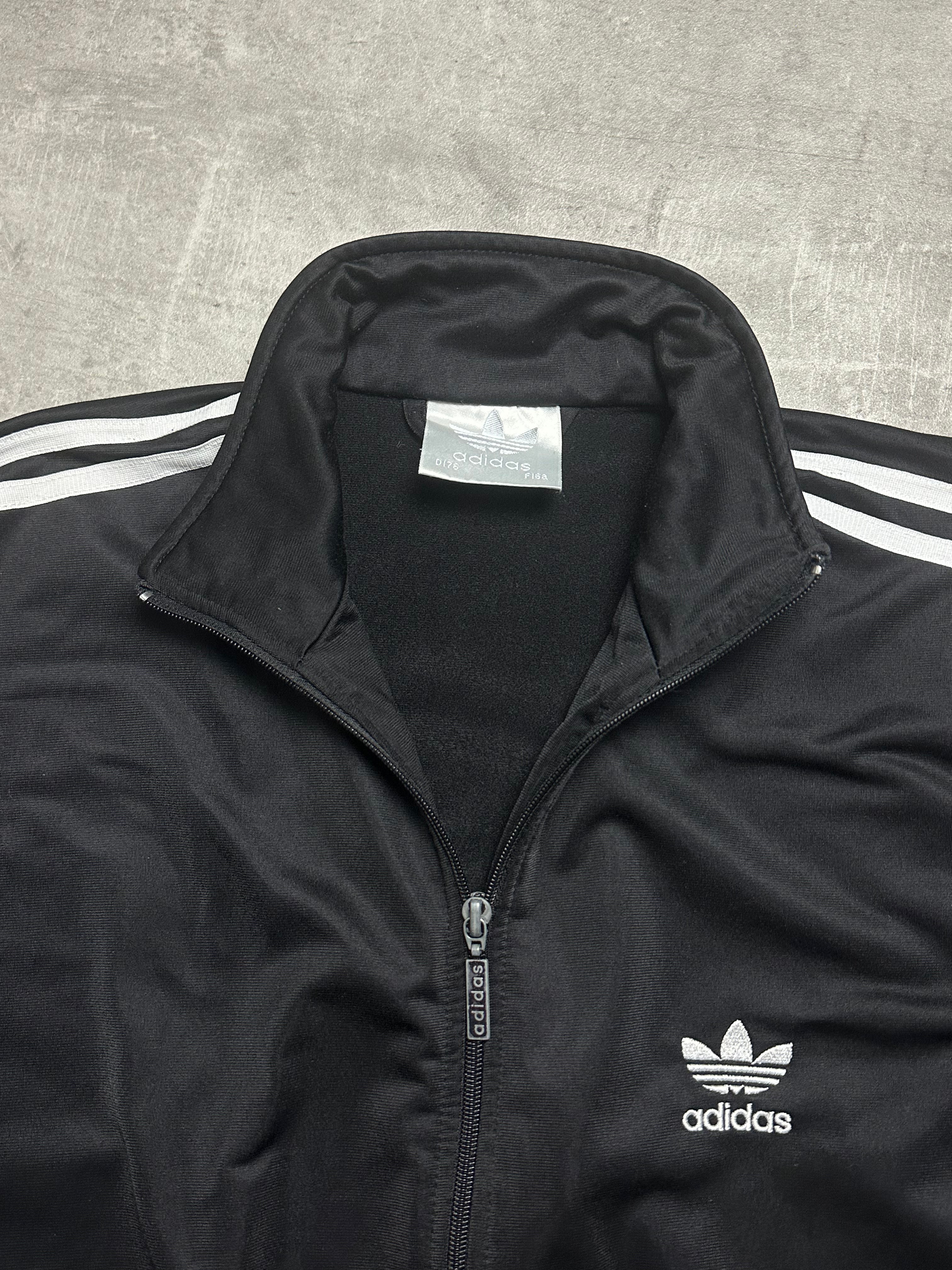 BLACK VINTAGE ADIDAS TRACKJACKET - 2000 - S/M
