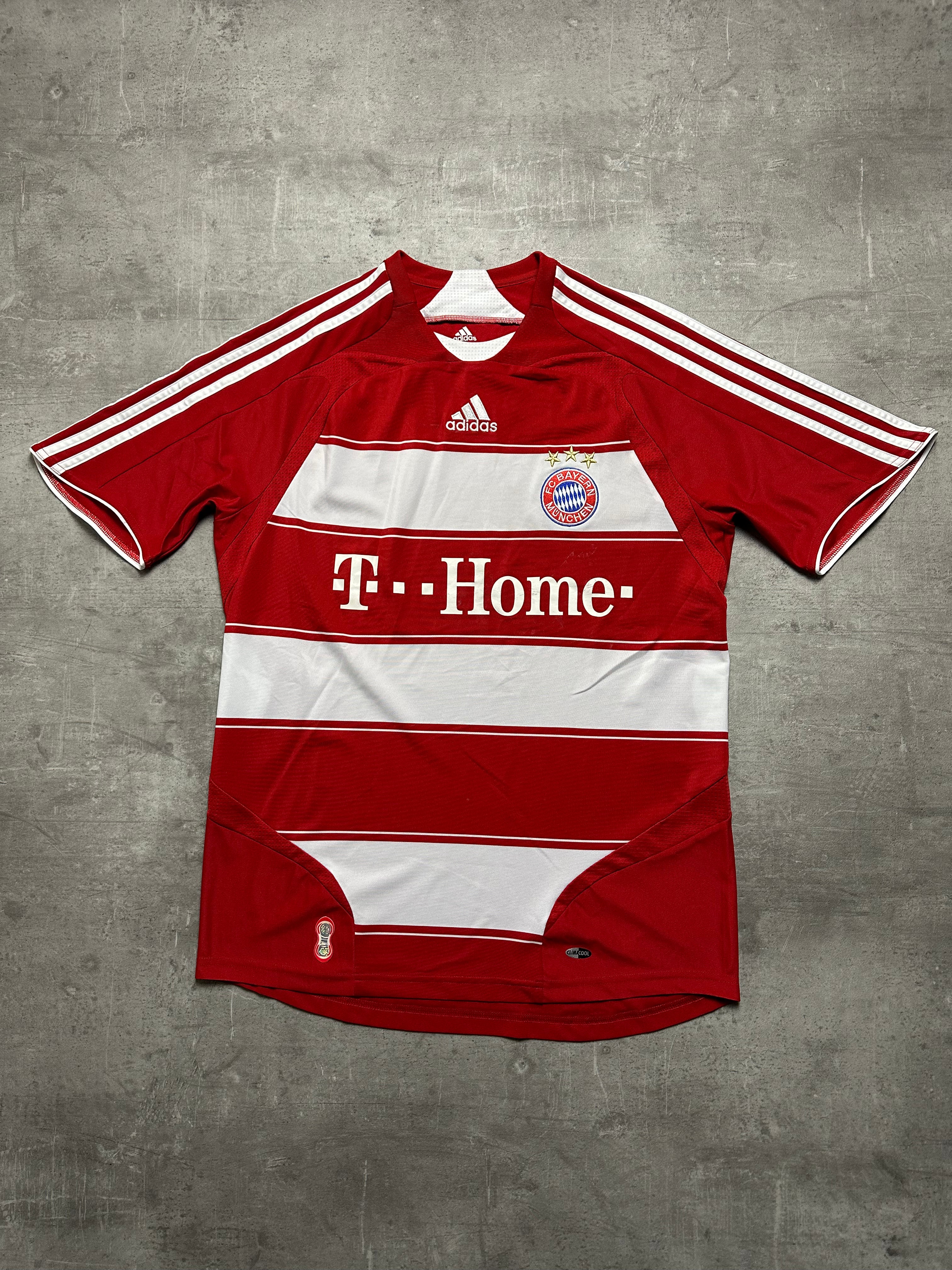 RED/WHITE VINTAGE ADIDAS FC BAYERN TRIKOT - 2000s - M/L