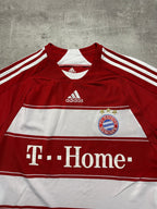 RED/WHITE VINTAGE ADIDAS FC BAYERN TRIKOT - 2000s - M/L