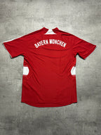 RED/WHITE VINTAGE ADIDAS FC BAYERN TRIKOT - 2000s - M/L