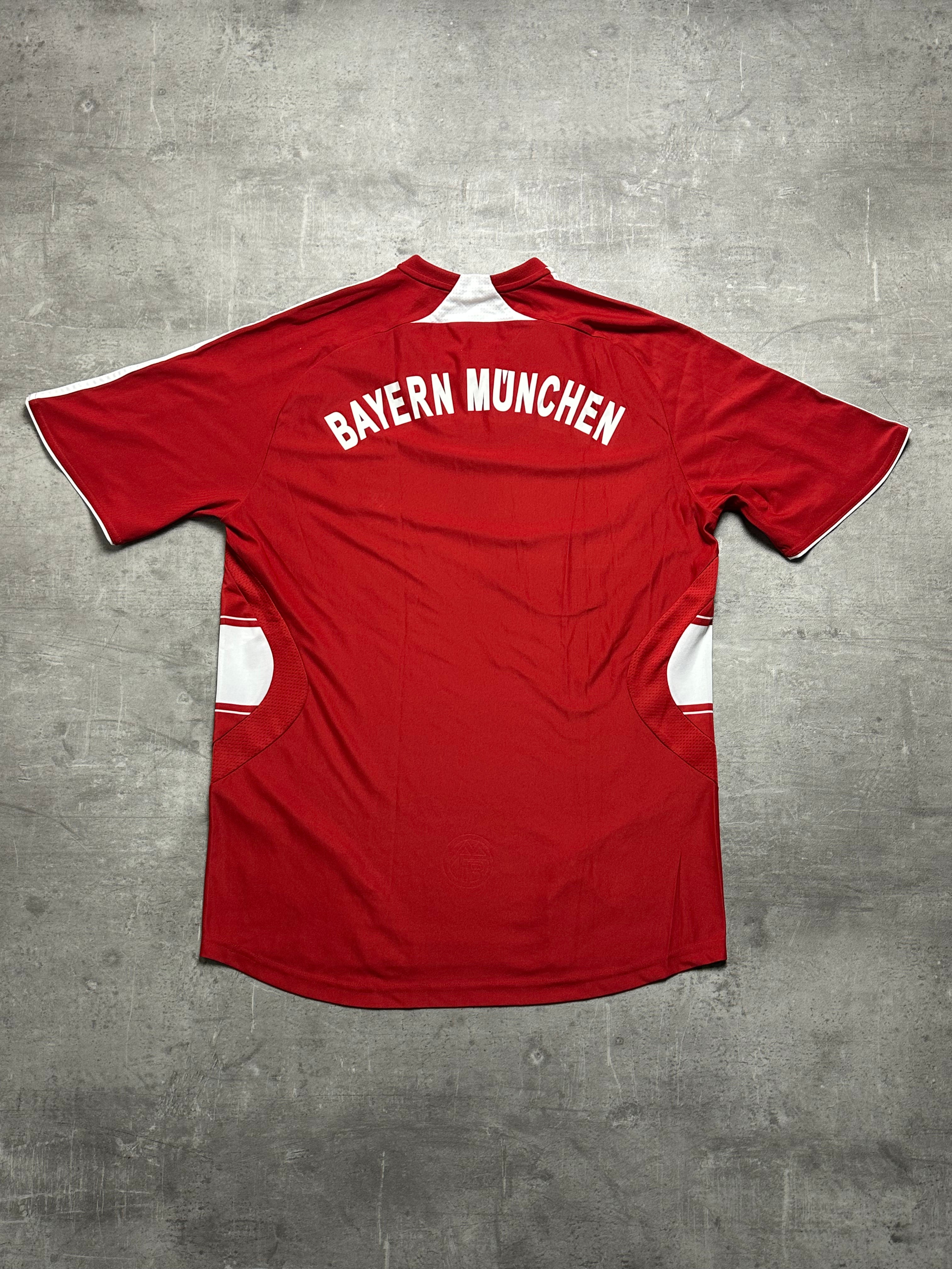 RED/WHITE VINTAGE ADIDAS FC BAYERN TRIKOT - 2000s - M/L
