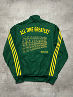 GREEN/YELLOW VINTAGE ADIDAS BRASIL TRACKJACKET VERY RARE - 2000s - S/M