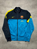 BLACK/BLUE VINTAGE NIKE FC BARCELONA TRACKJACKET - 2000s - S/M