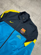 BLACK/BLUE VINTAGE NIKE FC BARCELONA TRACKJACKET - 2000s - S/M