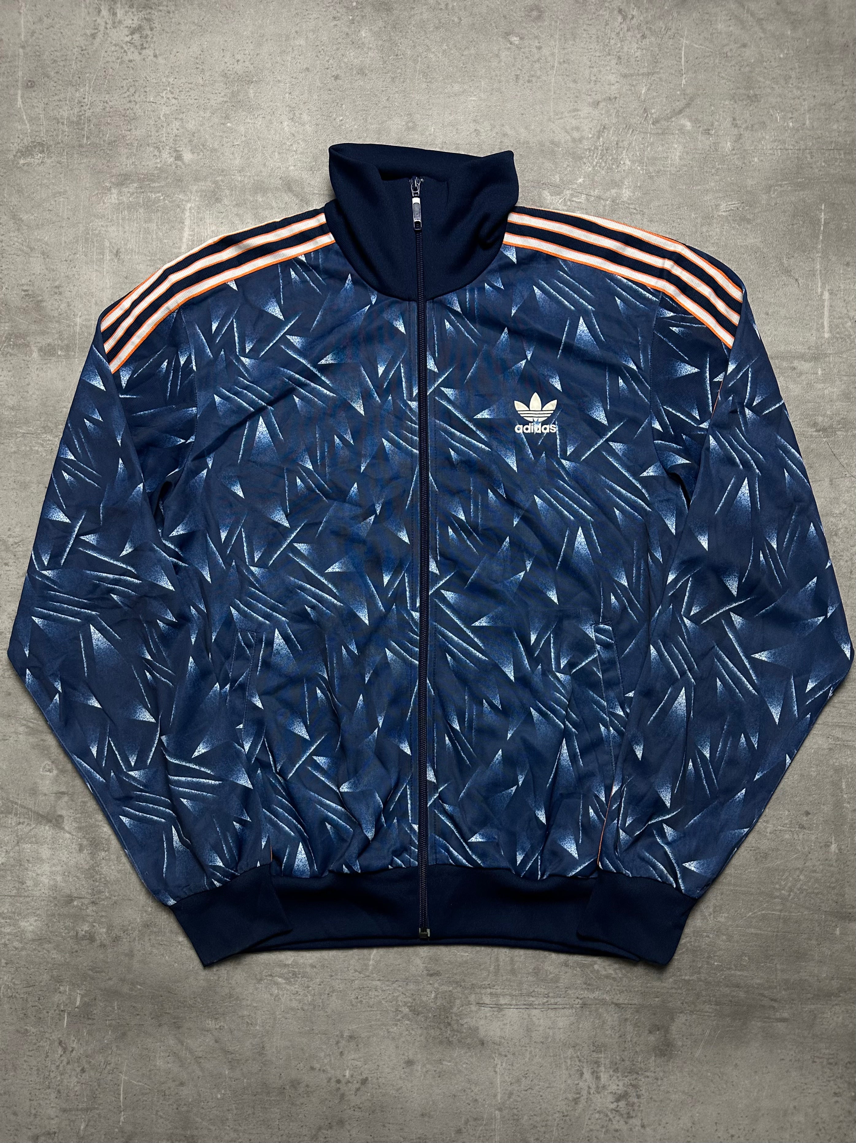 BLUE VINTAGE ADIDAS LIVERPOOL TRACK JACKET - 2000s - M/L