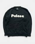 BLACK/WHITE PALACE SKATEBOARD SWEATSHIRT CREWNECK