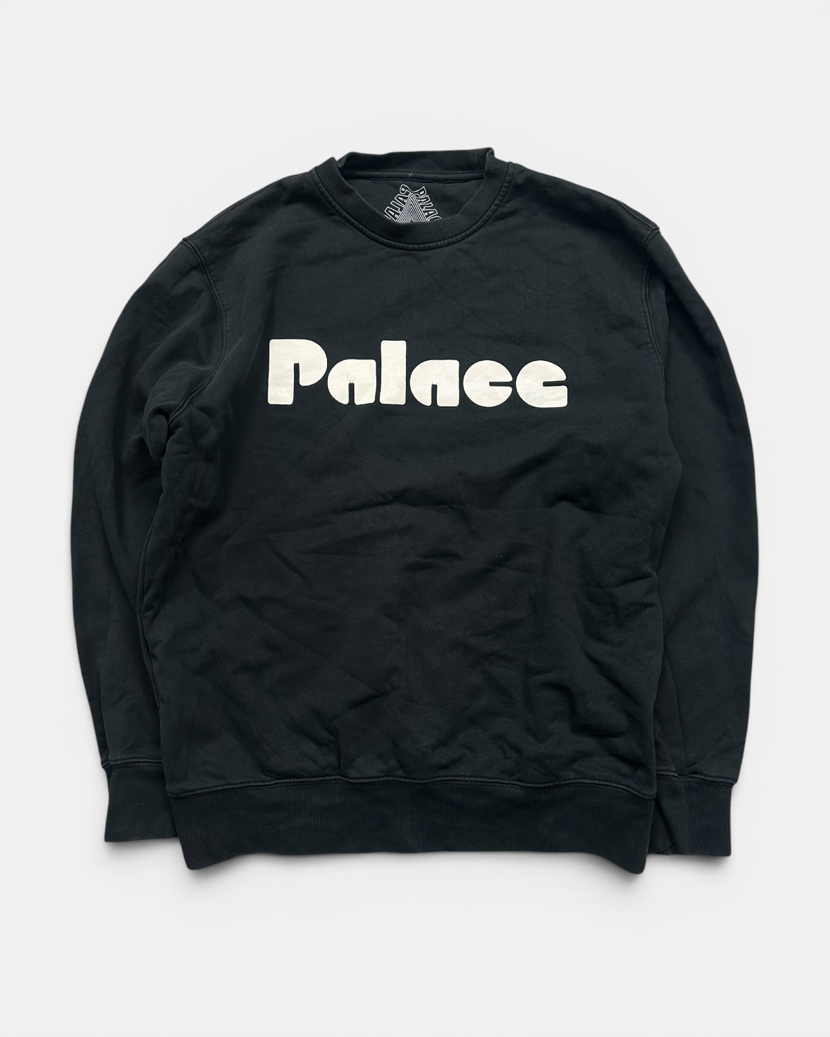 BLACK/WHITE PALACE SKATEBOARD SWEATSHIRT CREWNECK