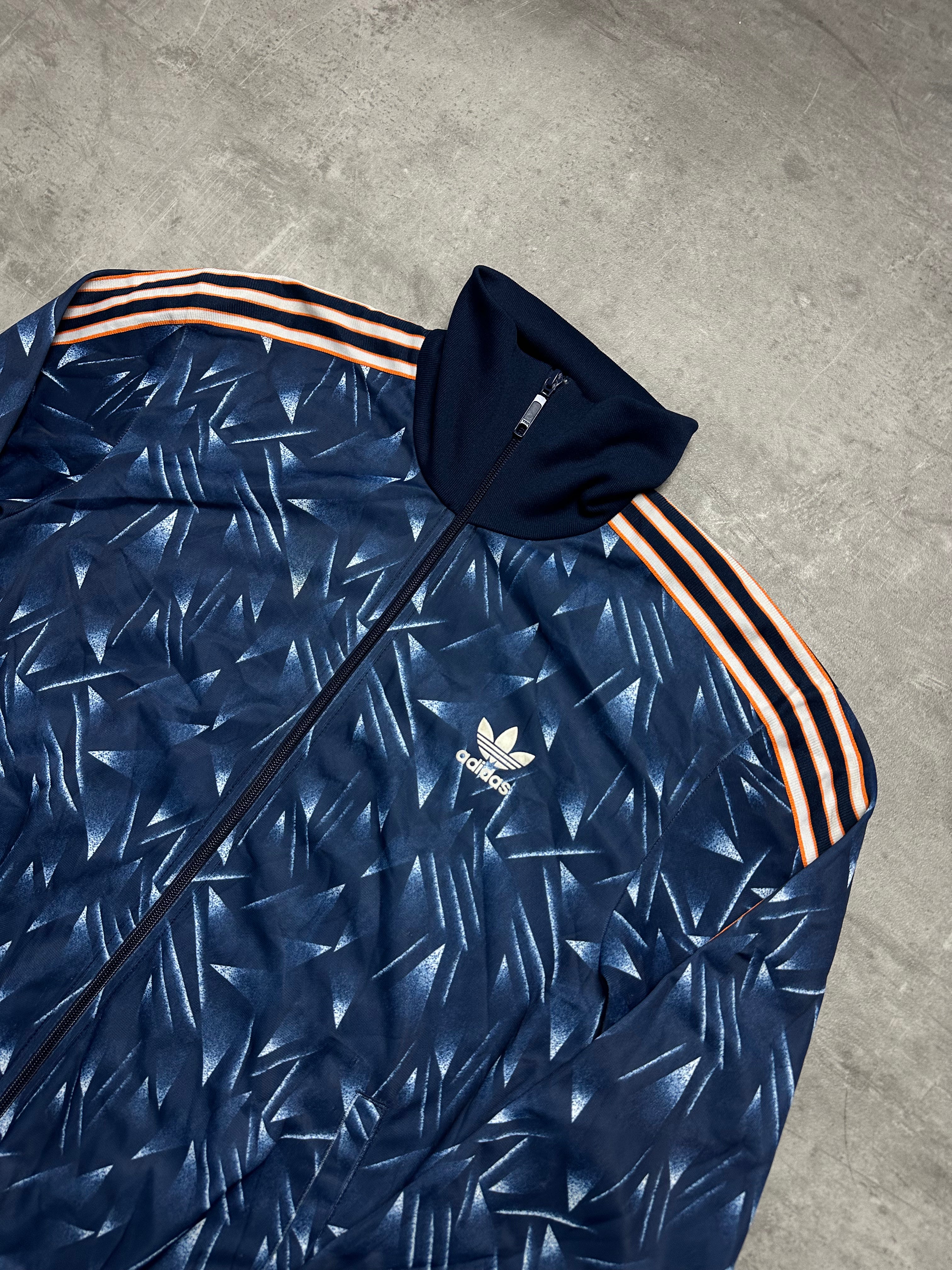 BLUE VINTAGE ADIDAS LIVERPOOL TRACK JACKET - 2000s - M/L