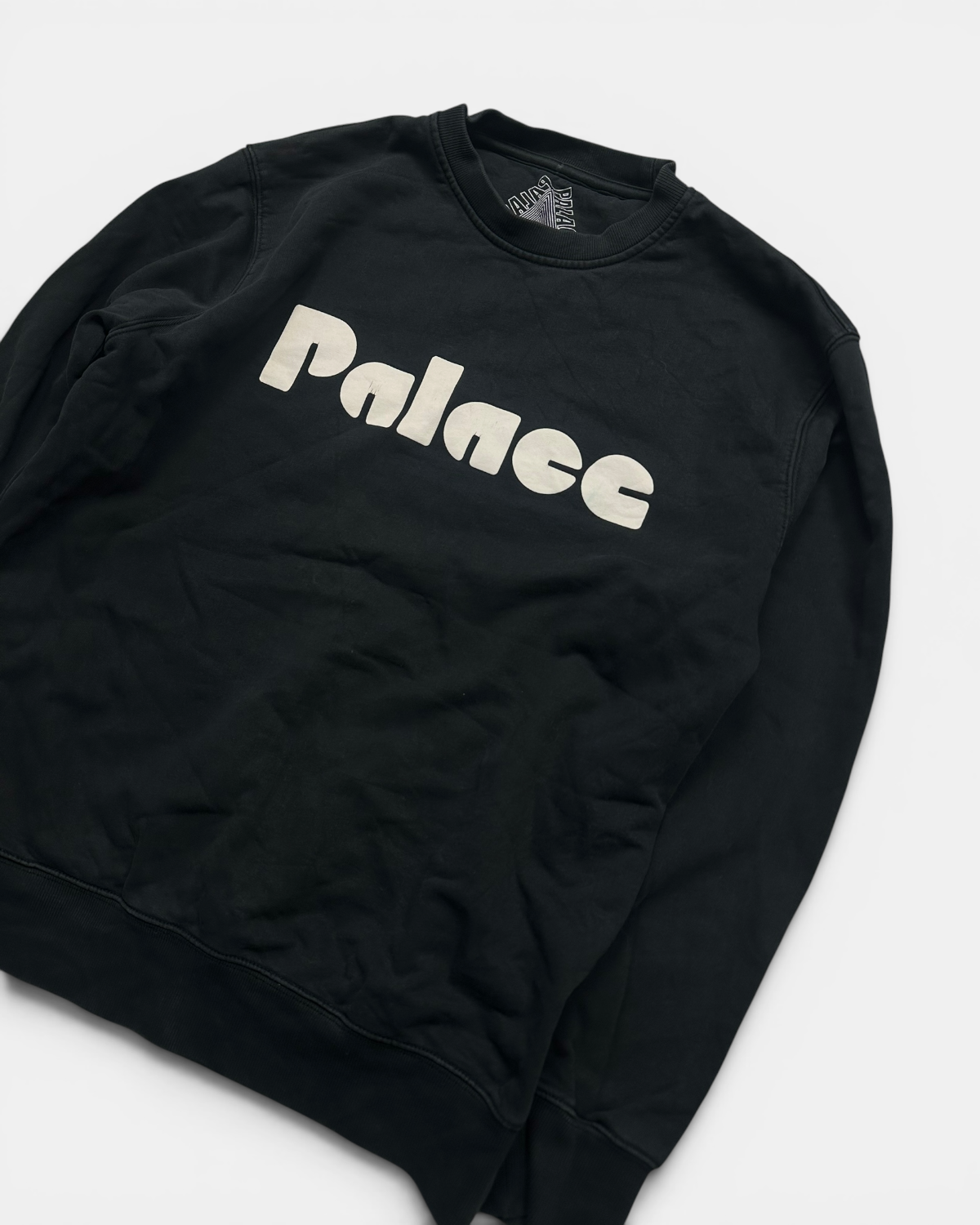 BLACK/WHITE PALACE SKATEBOARD SWEATSHIRT CREWNECK