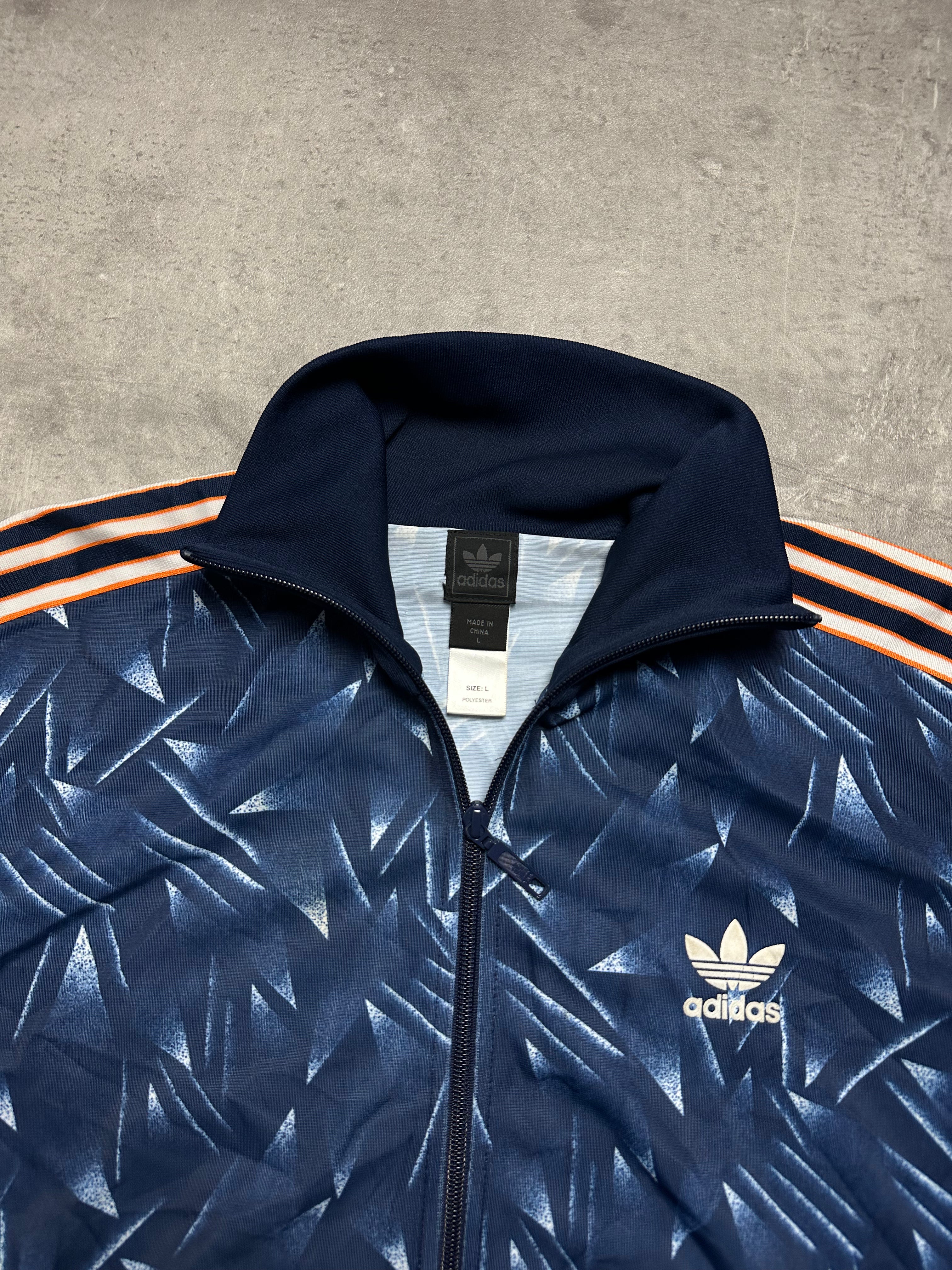 BLUE VINTAGE ADIDAS LIVERPOOL TRACK JACKET - 2000s - M/L