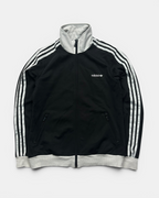 BLACK/WHITE VINTAGE ADIDAS RETRO FIREBIRD TRACKJACKET (W)