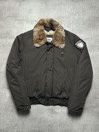 KHAKI BLUE USA DOWN JACKET - M/L
