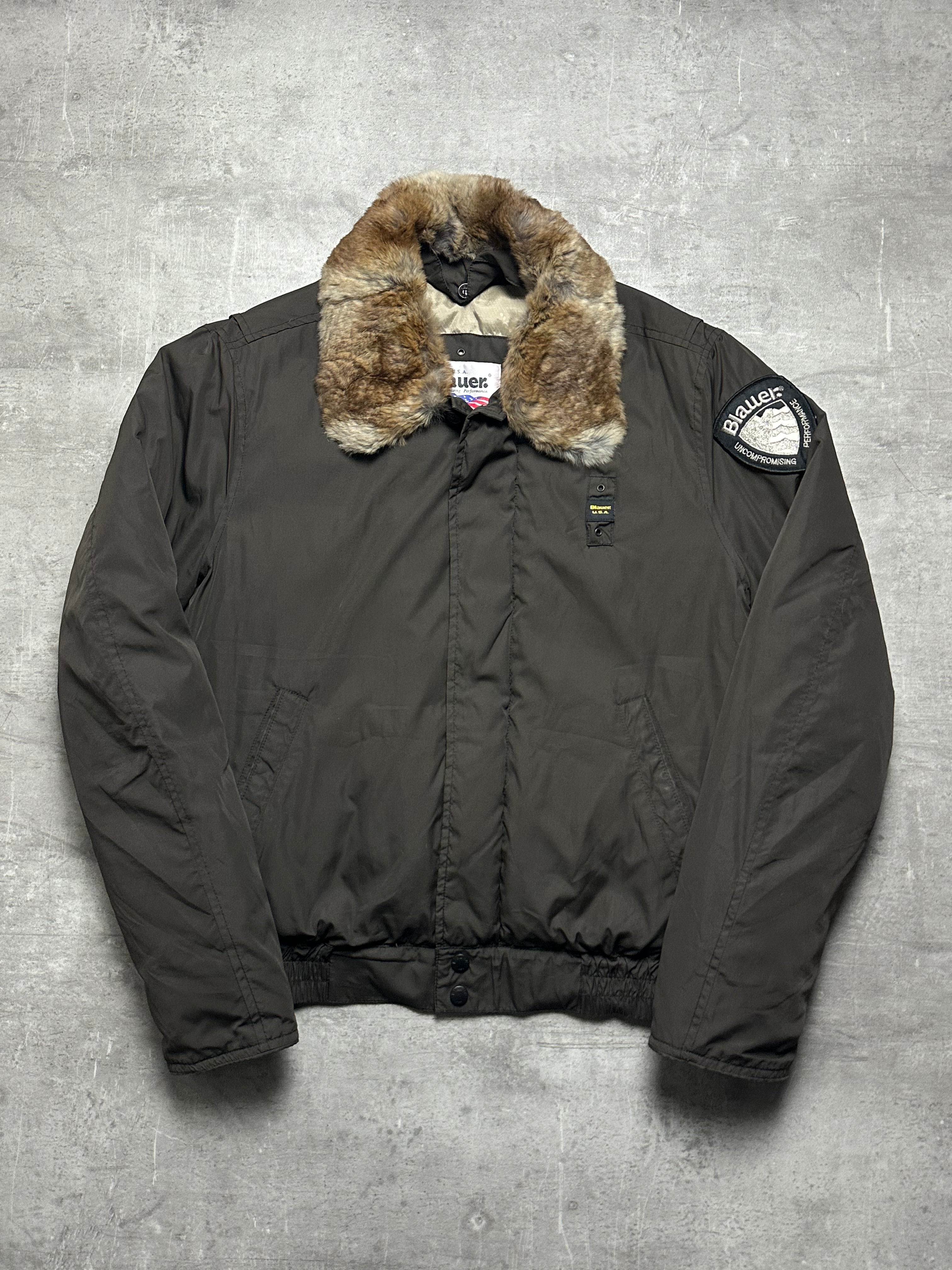 KHAKI BLUE USA DOWN JACKET - M/L