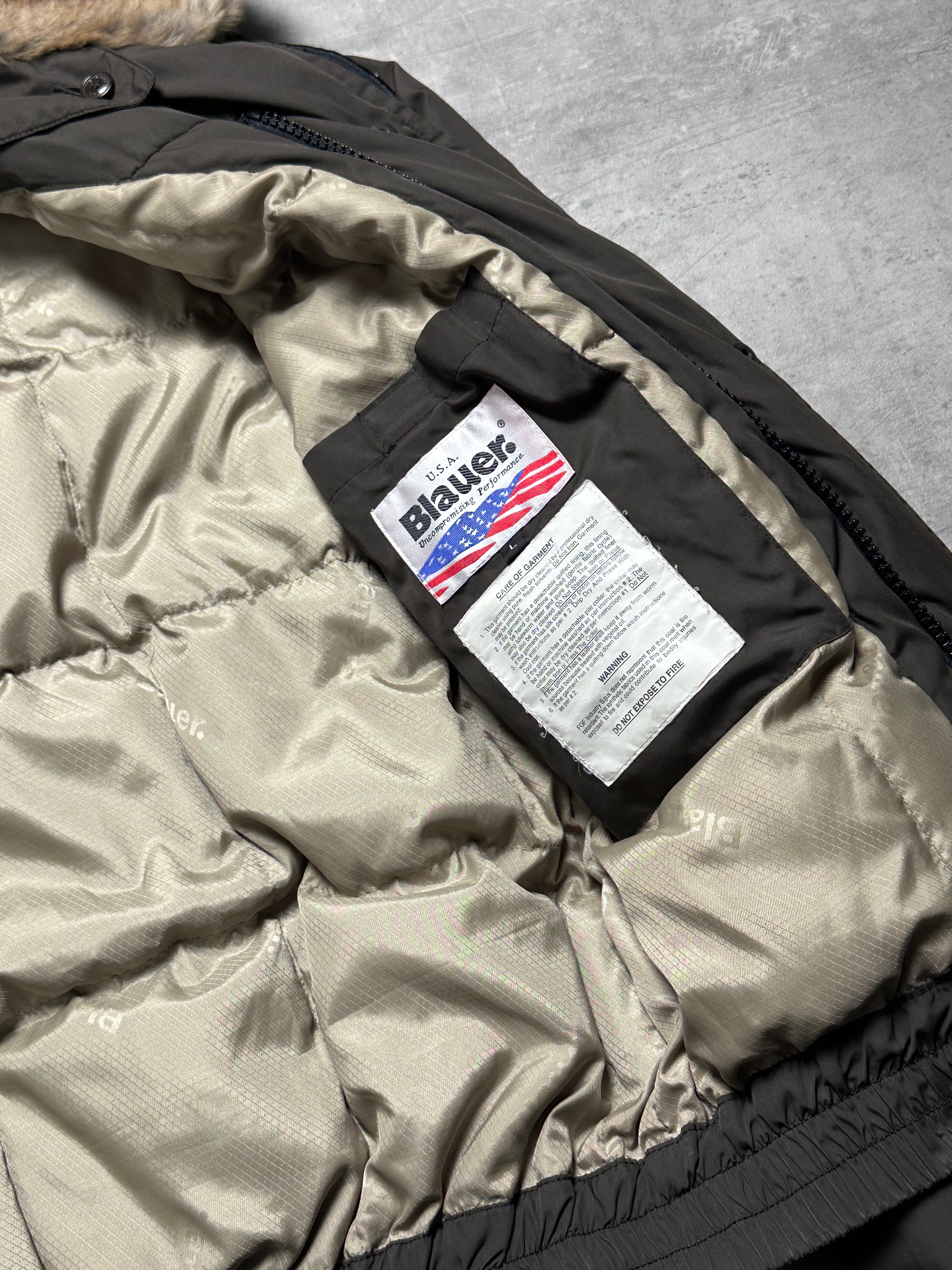 KHAKI BLUE USA DOWN JACKET - M/L