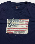 NAVY VINTAGE RALPH LAUREN DENIM & SUPPLY USA T-SHIRT