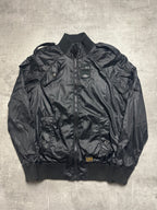 BLACK VINTAGE G-STAR RAW MILITARY JACKET - 2000s - M