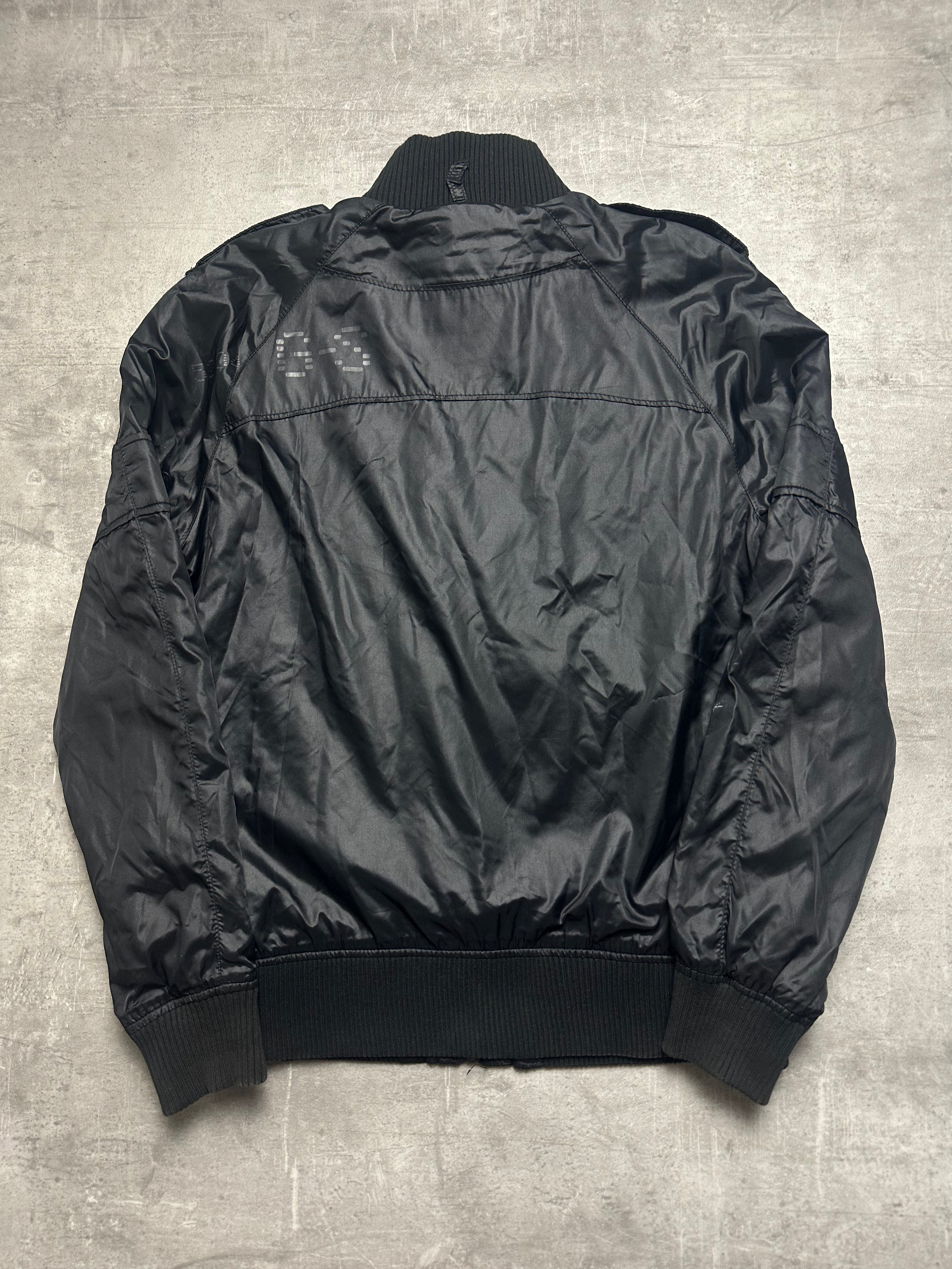 BLACK VINTAGE G-STAR RAW MILITARY JACKET - 2000s - M