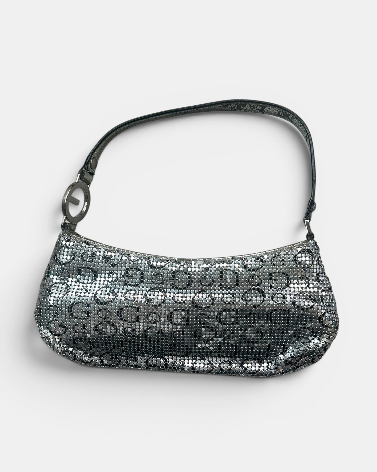 VINTAGE GUESS SILVER RARE BAG Y2K