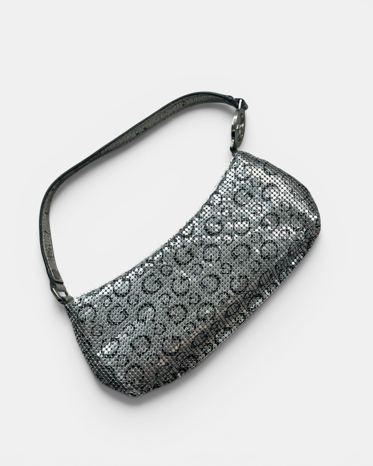 VINTAGE GUESS SILVER RARE BAG Y2K