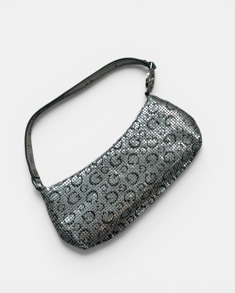 VINTAGE GUESS SILVER RARE BAG Y2K