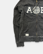 VINTAGE ABERCROMBIE & FITCH STICHED ZIP HOODIE (W)