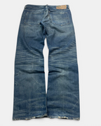 BLUE VINTAGE RALPH LAUREN DENIM & SUPPLY USA STRAIGHT FIT DENIM