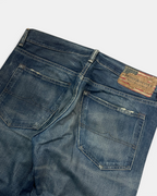 BLUE VINTAGE RALPH LAUREN DENIM & SUPPLY USA STRAIGHT FIT DENIM