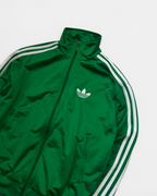 GREEN/WHITE VINTAGE ADIDAS RETRO FIREBIRD 2000S TRACKJACKET