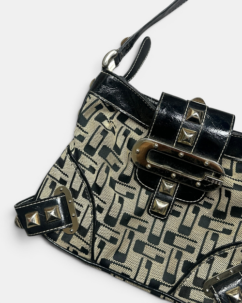 VINTAGE GUESS BAG LOGO LEOPARD RARE