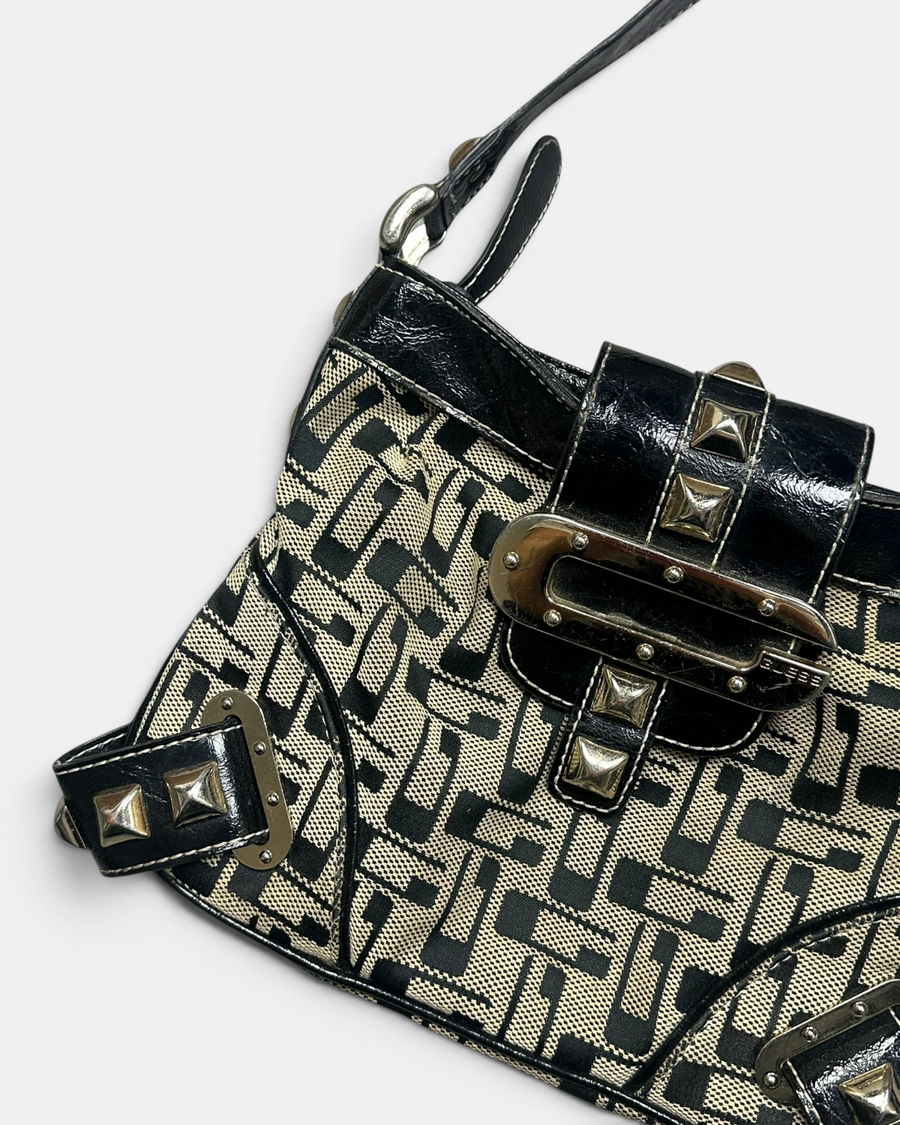 VINTAGE GUESS BAG LOGO LEOPARD RARE
