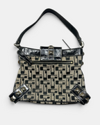 VINTAGE GUESS BAG LOGO LEOPARD RARE