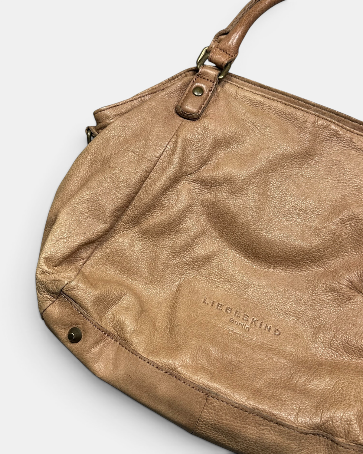 VINTAGE LIEBESKIND CITY BAG STYLE LEATHER RARE SHOULDER BAG
