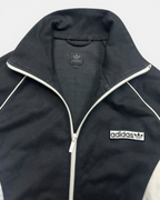 BLACK/WHITE VINTAGE ADIDAS RETRO BECKENBAUER TRACKJACKET 2000S
